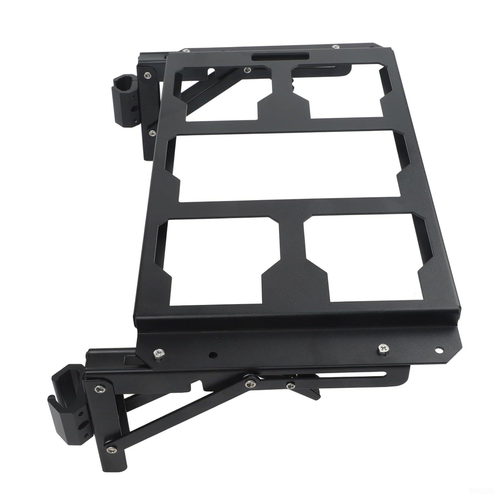 Soporte plegable de metal de 40 kg para maletín de herramientas, placa de expansión plegable de acero de aluminio, montaje universal para