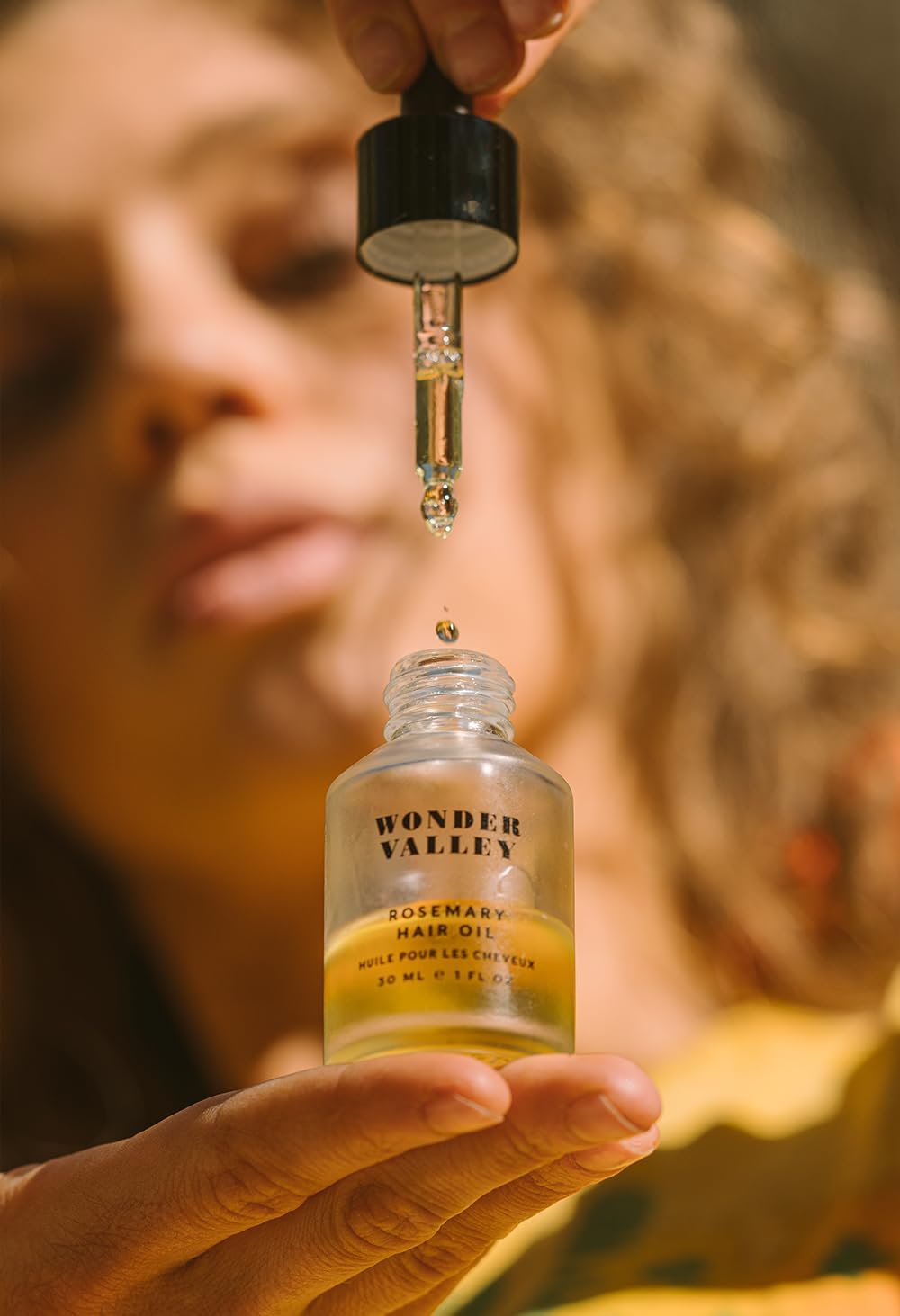 WONDER VALLEY - Rosemary Hair Oil | Vegan, Cruelty-Free, Sulfate-Free | Boosts Shine, Tames Frizz, and Strengthens Hair (1 fl oz | 30 ml) - Image 3