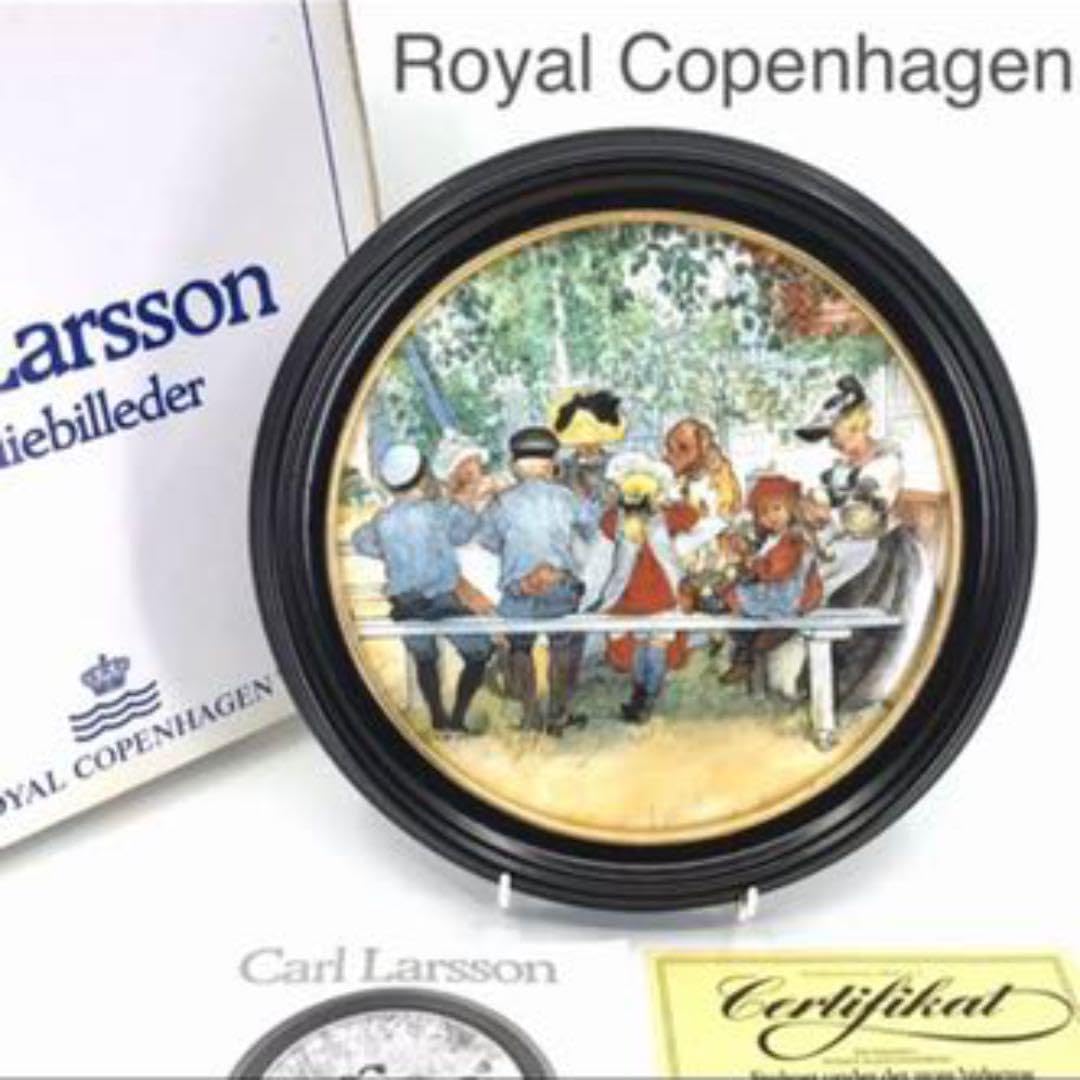ロイヤルコペンハーゲン カールラーション磁板画飾り皿 【公式通販】