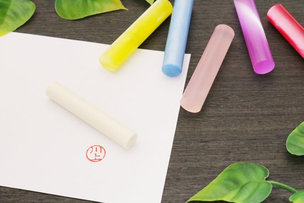Hatamasa Seal, Hanko, Seal, Ready-Made Certification Stamp, White, Round, 0.4 inches (10 mm), Tanaka