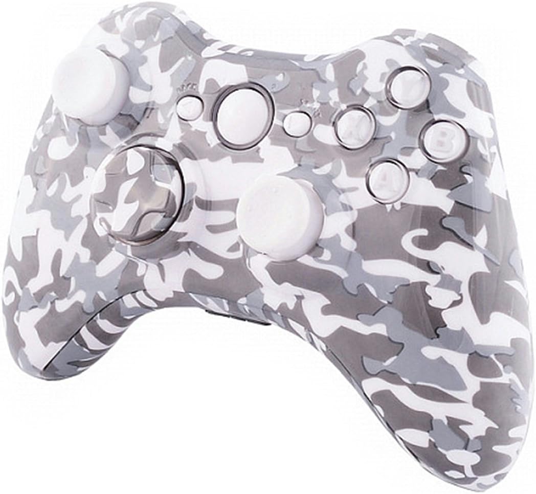 Peace Maker Circles Bubbles Hydro Dipped Wireless Controller Replacement Shell for XBOX 360