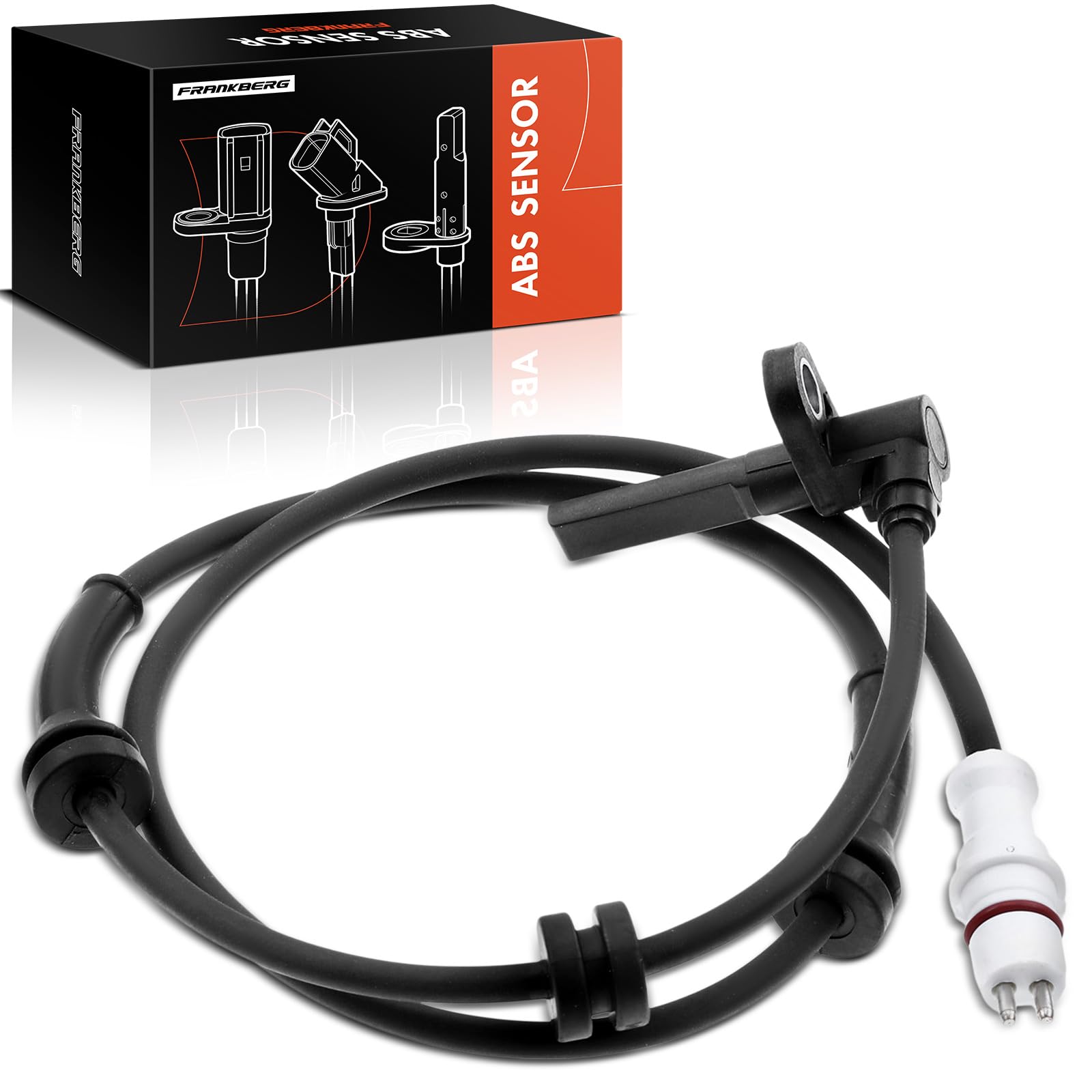 Frankberg Sensore ABS velocità ruota asse anteriore destro 46531419 | Compatibile con: Punto Van 188AX, Punto 188