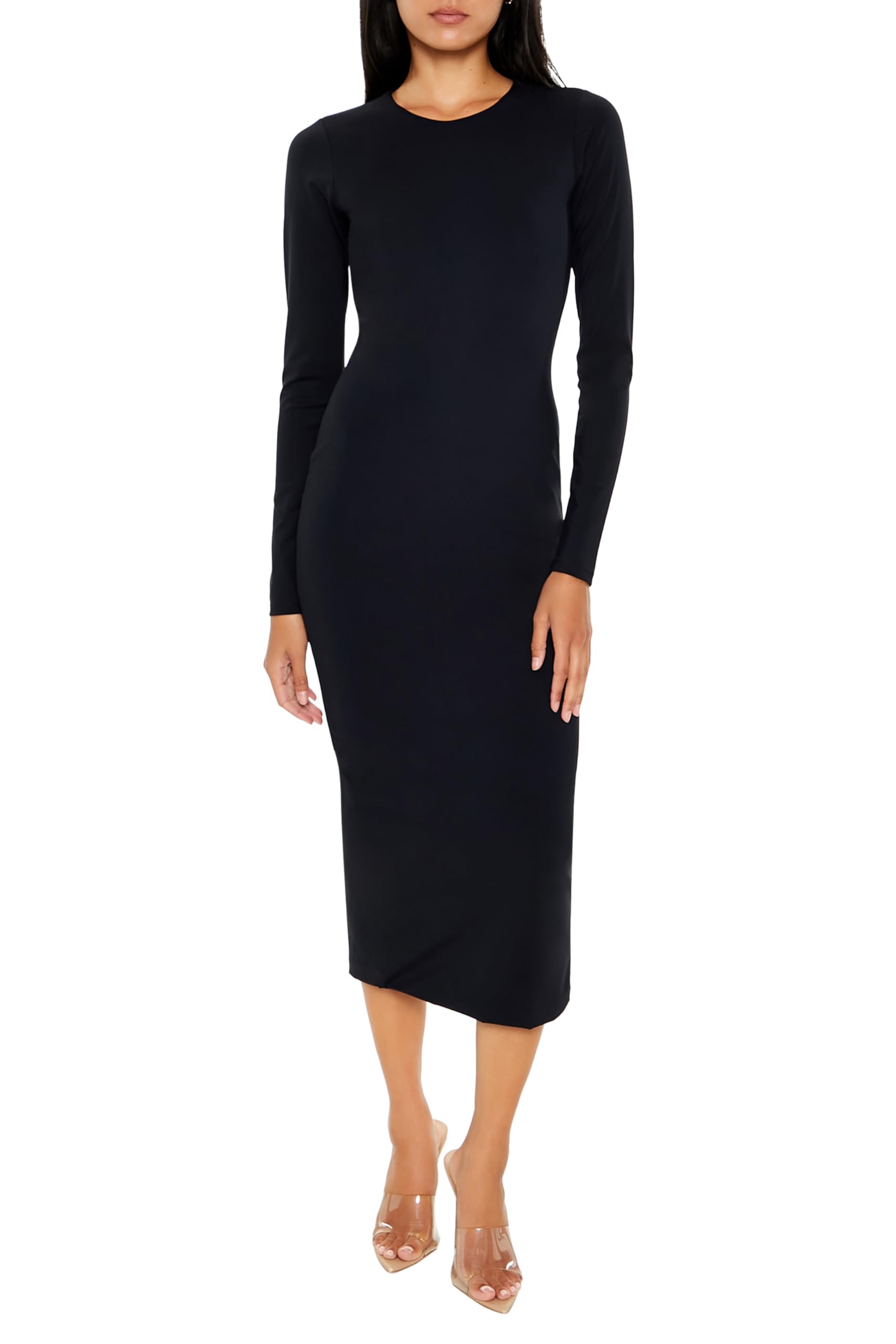 Forever 21 Women's Contour Sculpt Midi Dress