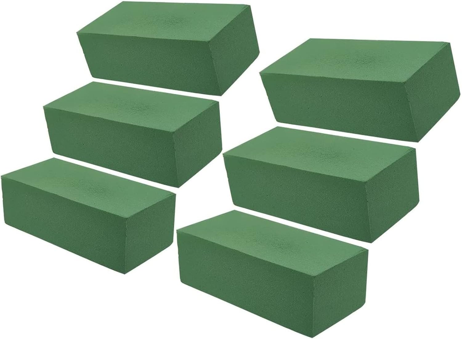 Floral Foam Block 6Pack Wet Foam Brick, Green Foam Flower