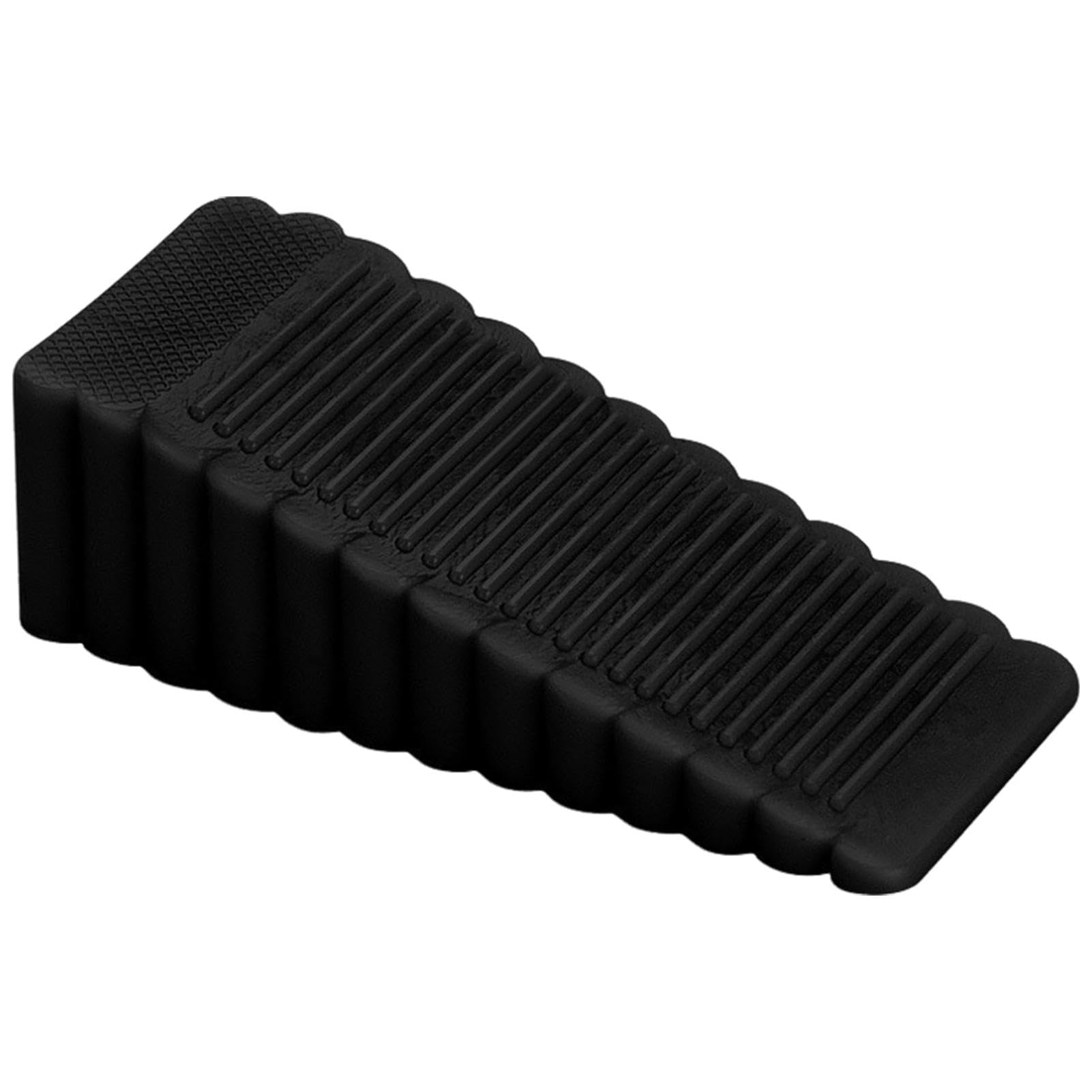 Door Wedge Rubber - Heavy Duty Door Stops, Non-Scratching, Non-Slip Door Stopper | Stackable Door Stops for Carpeted Floors, Sturdy Door Wedges for Large Door Gaps