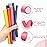 AIDUCHO Heatless Hair Curlers 42PCS Flexible Hair Rollers 7 Soft Foam Hair Curlers No Heat Bendable Curling Rods for Short Medium Long Hair, 7 Colors & Sizes