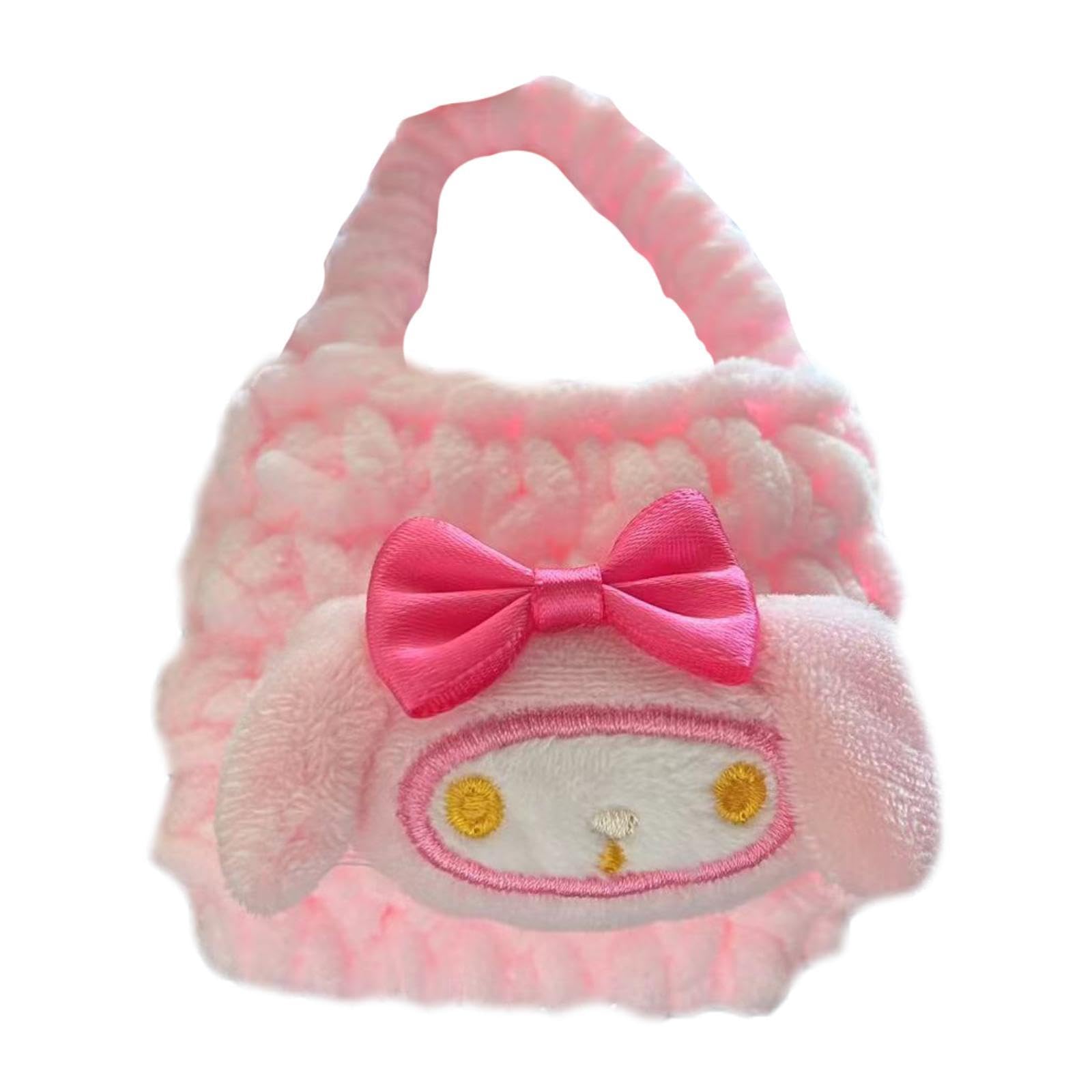 nivaa Cartoon Handbag Decorative Birthday Gift Versatile Adorable Mini Storage Bag pink-picture-35