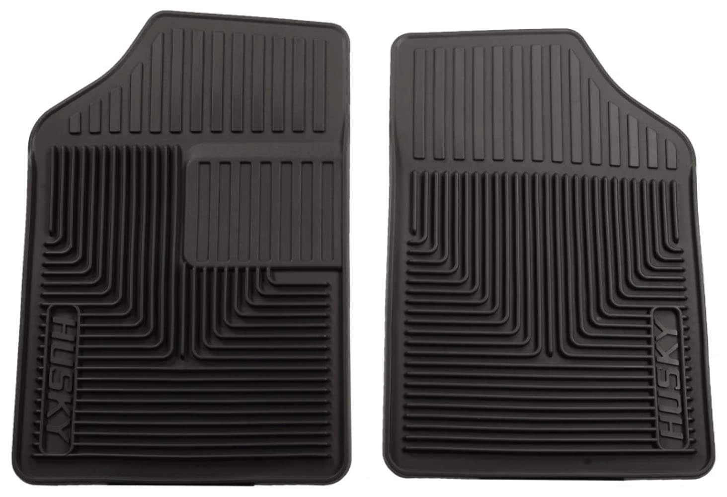 Husky Heavy Duty Floor Mats, 2pc Front Mats, Color: Black 51051