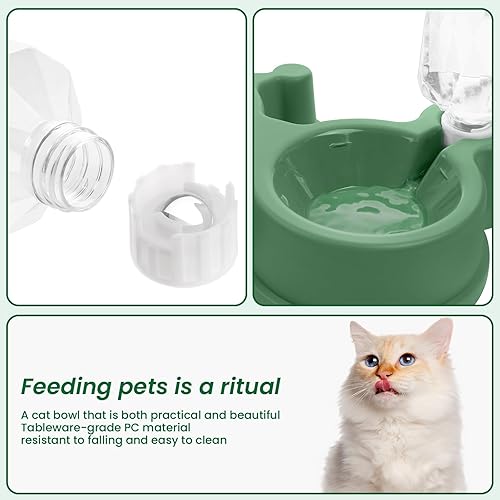 Miniatura 4 de Juego de cuencos para gatos, comida y agua para perros con dispensador de agua para gatos y perros pequeños