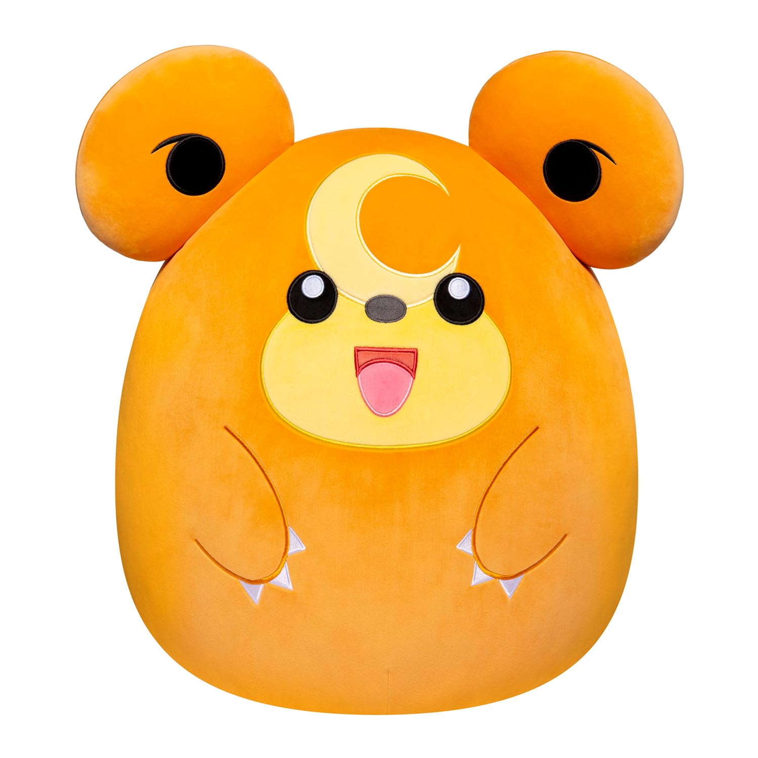 Pokémon Bandai Peluche Squishmallows 50 cm - Teddiursa - Grande peluche ultra morbido - Licenza ufficiale gigante peluche Teddiursa - JWS00051