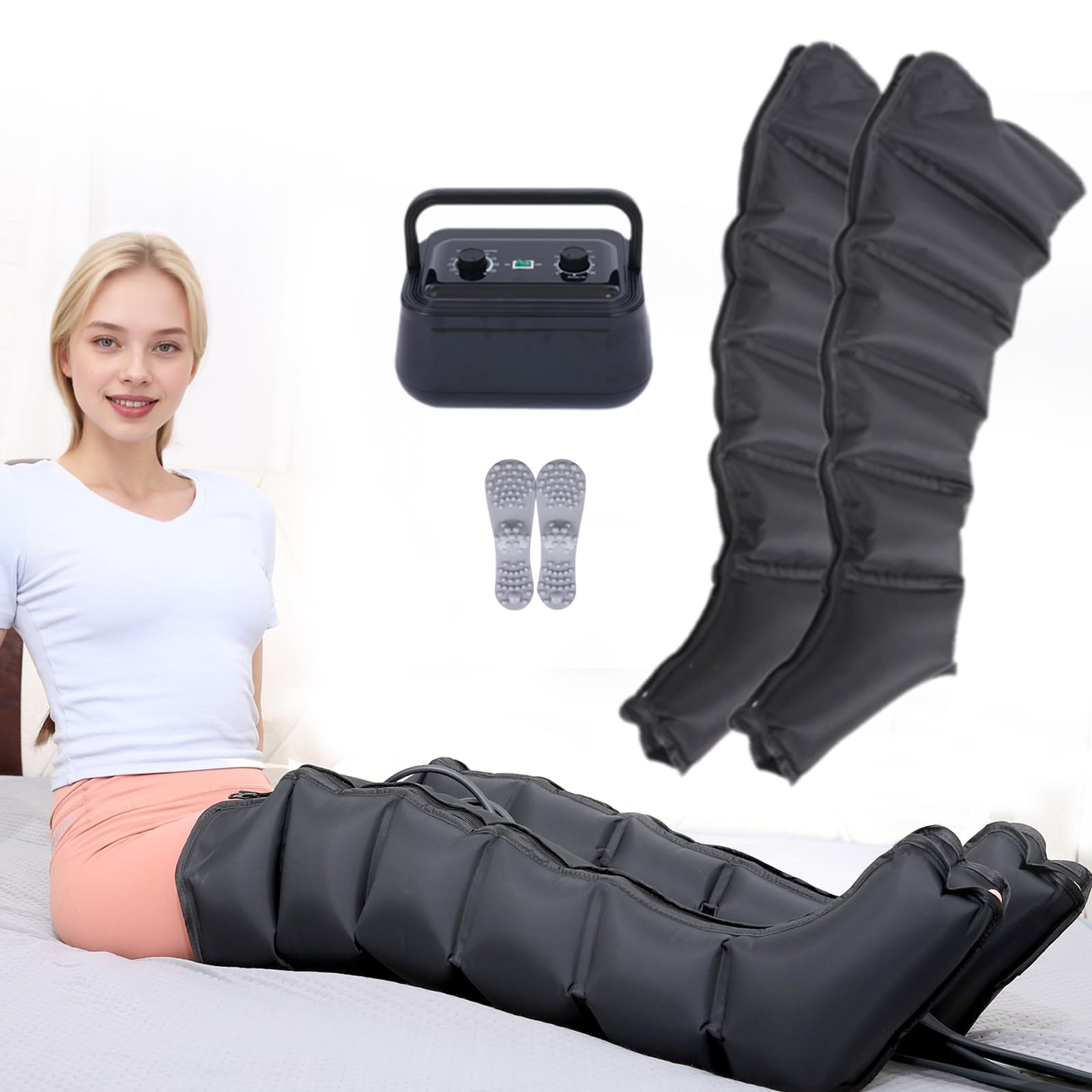 Massaggiatore Gambe A Compressione D Aria,Pressoterapia Linfodrenaggio Total Body,Pressoterapia Massaggiatore Gambe E Pancia Addome, Massaggio Linfodrenante, Dotazione Advance