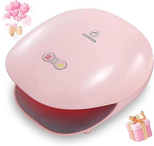 Vista 13 de COMFIER masajeador inalámbrico de manos con calor, 3 niveles de compresión de aire y calefacción, masajeador de manos recargable para aliviar