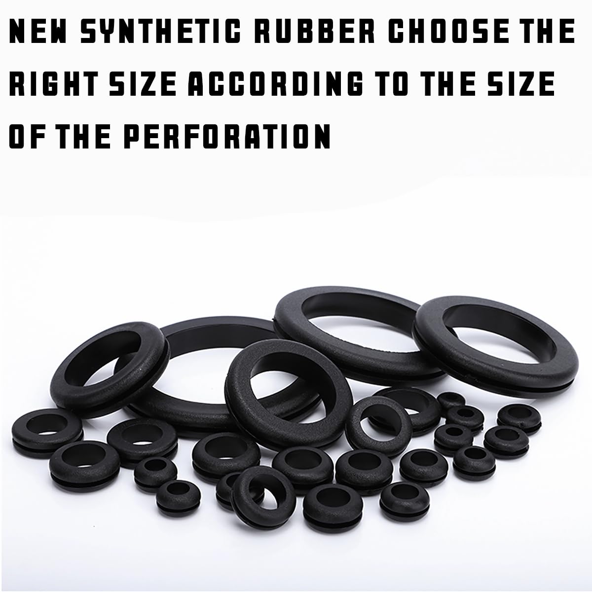 5mm Section Select OD from 17mm to 50mm Rubber O-Ring gaskets CAPT2011