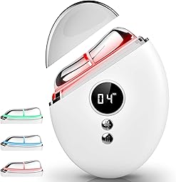 Eyoushow EMS Gua Sha, Gesichtsmassagegerät Gua Sha Elektrisch mit Smart 3 Modi Anti-Falten Schönheit Gerät, EMS Gesichtsmassage mit Vibration & Wärme für Gesichtsstraffung, Anti Falten Anti Aging