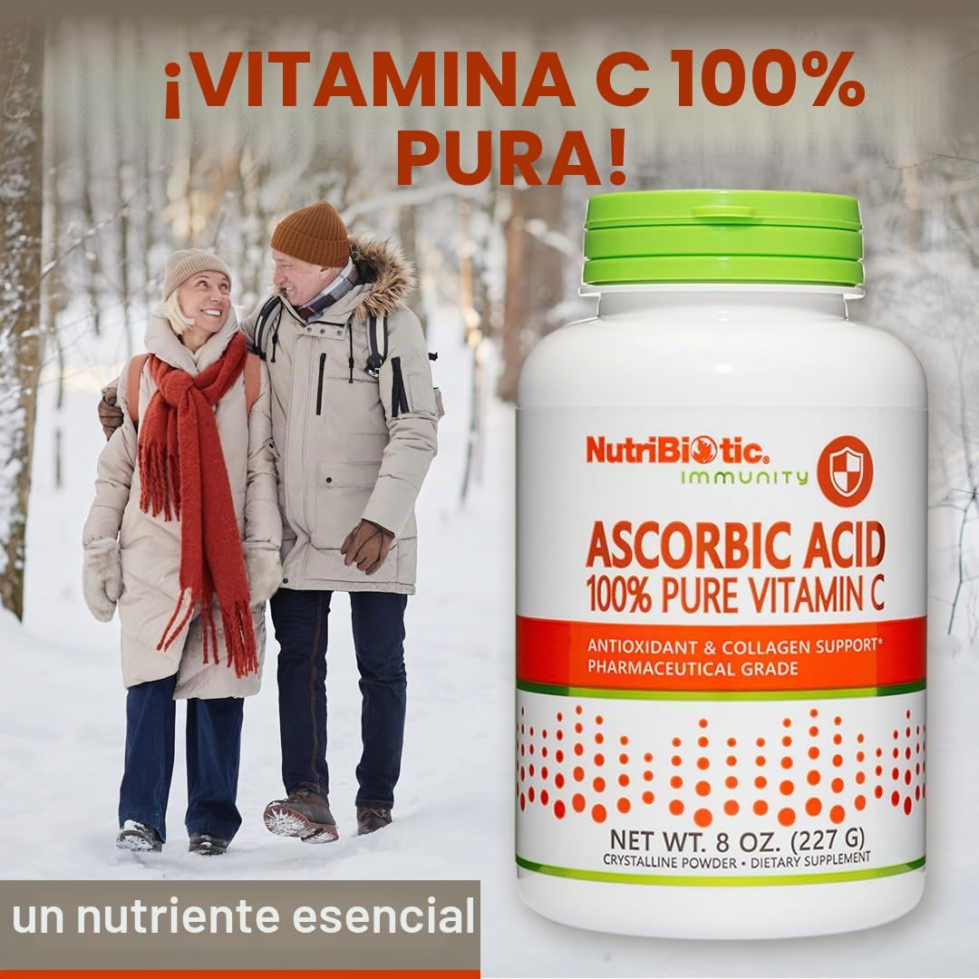 Nutribiotic Ascorbic Acid Powder, 8 Ounce