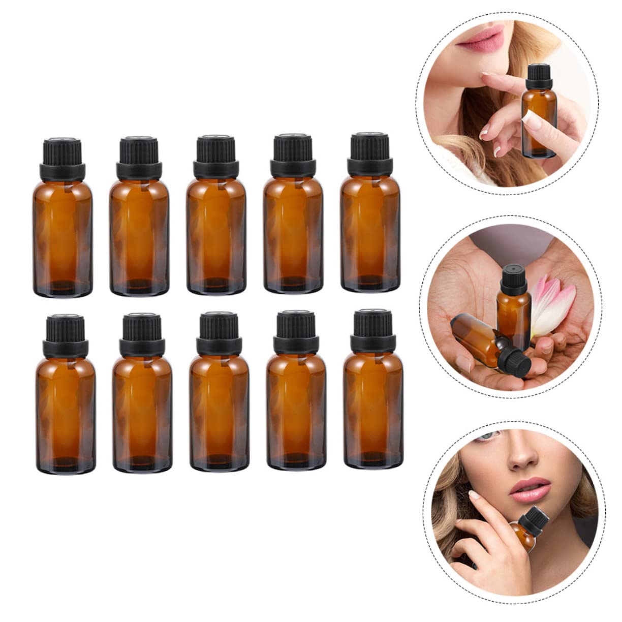 エッセンシャルオイルボトル 15ml 10個セット Amazon.co.jp: Beatifufu 空のエッセンシャルオイルボトル10個セット