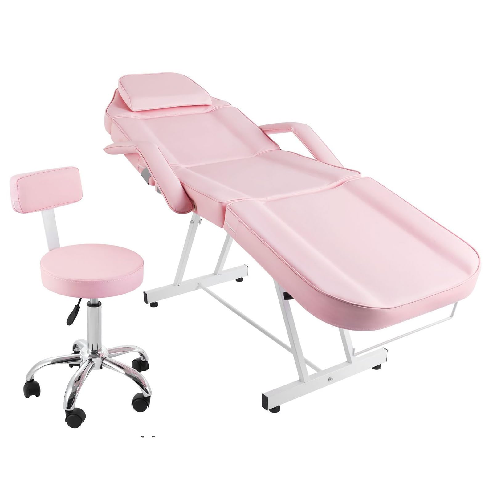 Fotel do masażu, regulowany fotel kosmetyczny, fotel fryzjerski, wszechstronny fotel do masażu do profesjonalnego spa i studia tatuażu, wygodna, ergonomiczna konstrukcja