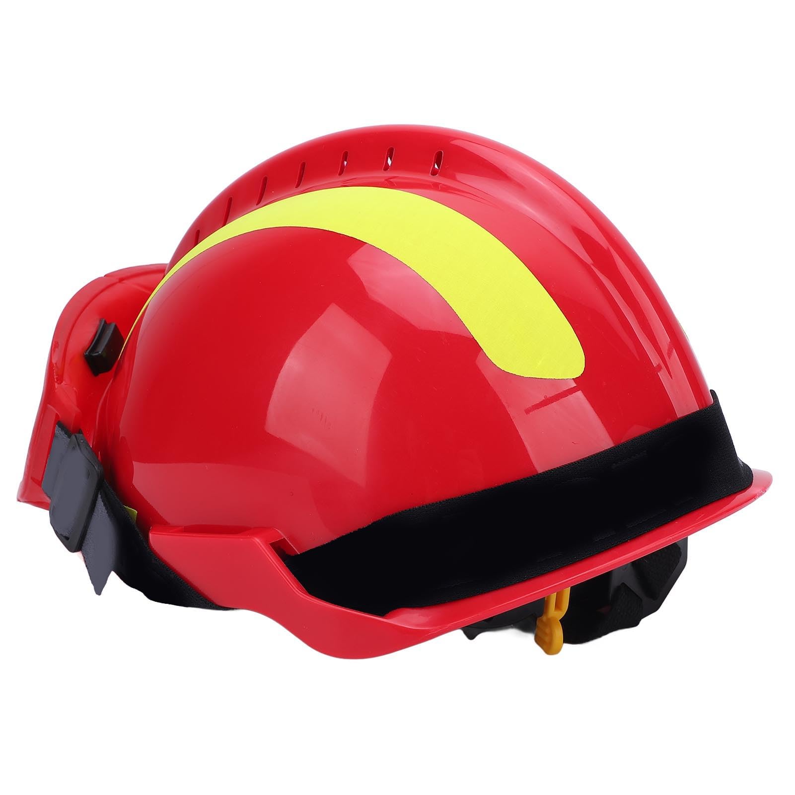 Rettungshelm, F2-Schutzhelm mit leichtem Such- und Rettungshelm, Verstellbarer, belüfteter Kopfschutz für Bauarbeiten, Bergleute, Schiffe, Ölarbeiter, 360° reflektierendes Design