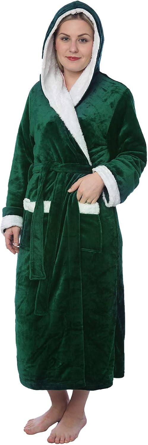 Plus size robe with hood Clearance
