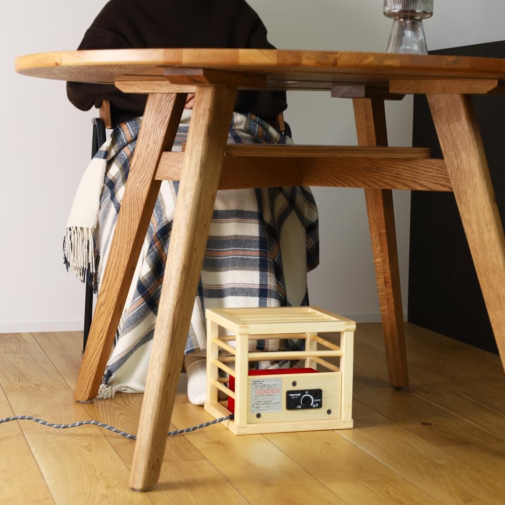 searhestars こたつ 一人用 ひとり用 こたつテーブル 一人暮らし 天板付 省エネ 温度調節機能付き コタツ あんか 足元ヒーター ミニストーブ 足温器 就寝用 冷え対策 節約 節電