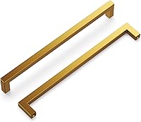 Vista 12 de Hickory Hardware - HH075326-BGB - Manija de la colección Skylight, 3 pulgadas de centro a centro, latón dorado cepillado.