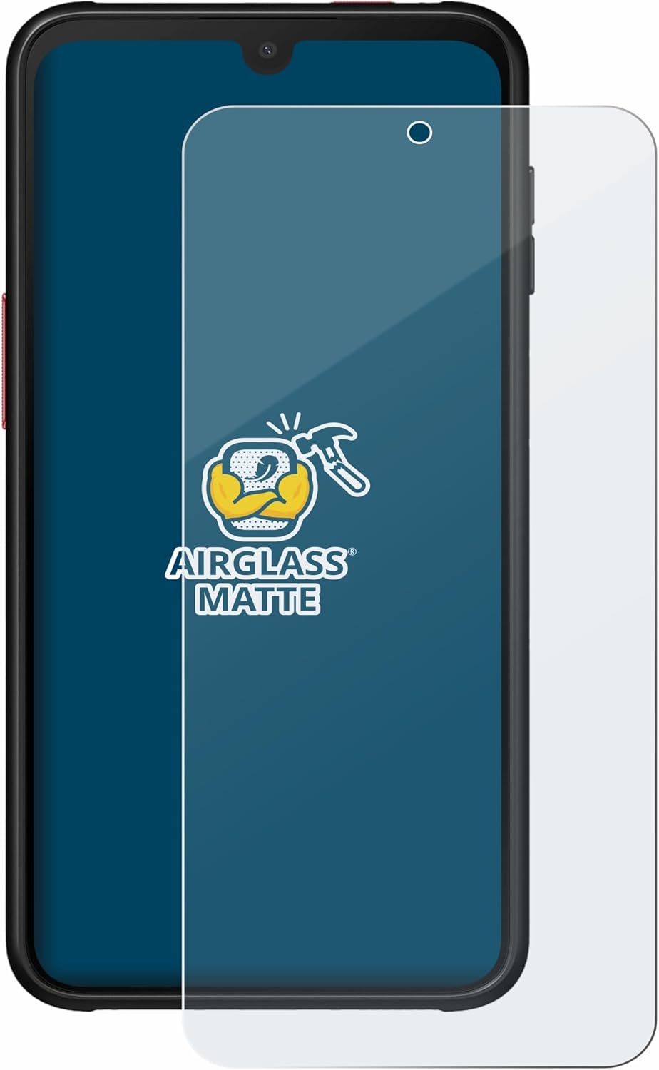 brotect Anti-Glare Glass Screen Protector Matte Compatible with Samsung Galaxy Xcover Pro 2 - Anti-Scratch 9H Protection Film