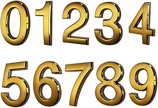 3 INCH House Address Numbers for Mailbox or House Doors, Home Apartment Office Hotel Room.
