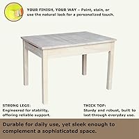 Vista 26 de IC International Concepts Juvenile Table with Lift-Up Top, Hidden Storage, Durable Wood Construction, Ideal for Playrooms and Classrooms - Java