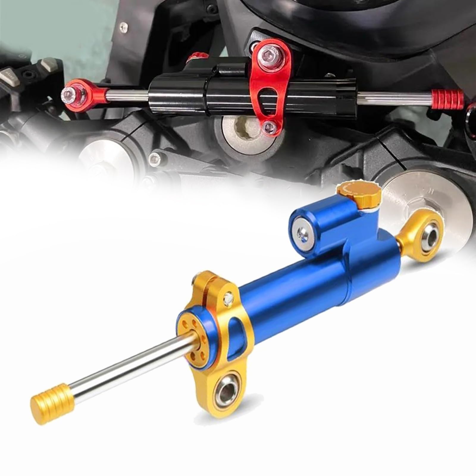 Motorcycle CNC Adjustable Steering Damper Mounting Bracket for Yamaha ATV UTV Raptor YFM660 YFM700 700R 350