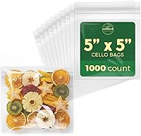 Vista 17 de Bolsas de celofán autosellantes, 2 x 2 pulgadas (1000 unidades), bolsa de plástico transparente resellable para violonchelo, bolsas de celofán