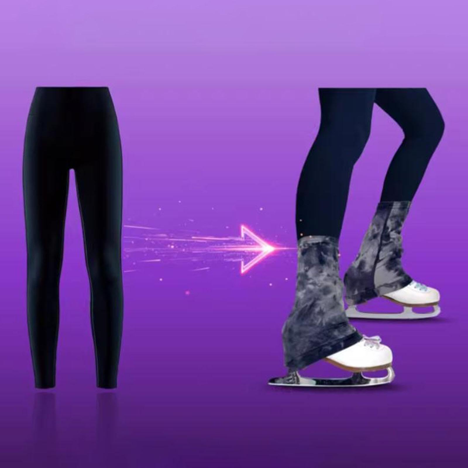 Calentadores de Pierna para Patinaje Figura Mujer Moda Ropa Accesorios sobre Aislamiento Térmico Diseño Antideslizante Material Adecuado para