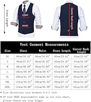 Vista 2 de Chaleco de traje para hombre, chaleco de negocios, chaleco de vestir formal para hombres con 4 botones de ajuste delgado