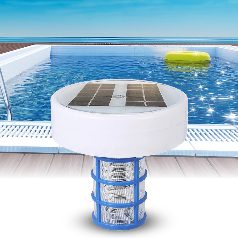 Ionizador de Piscina Solar para Limpieza, Reduce Cloro 85%