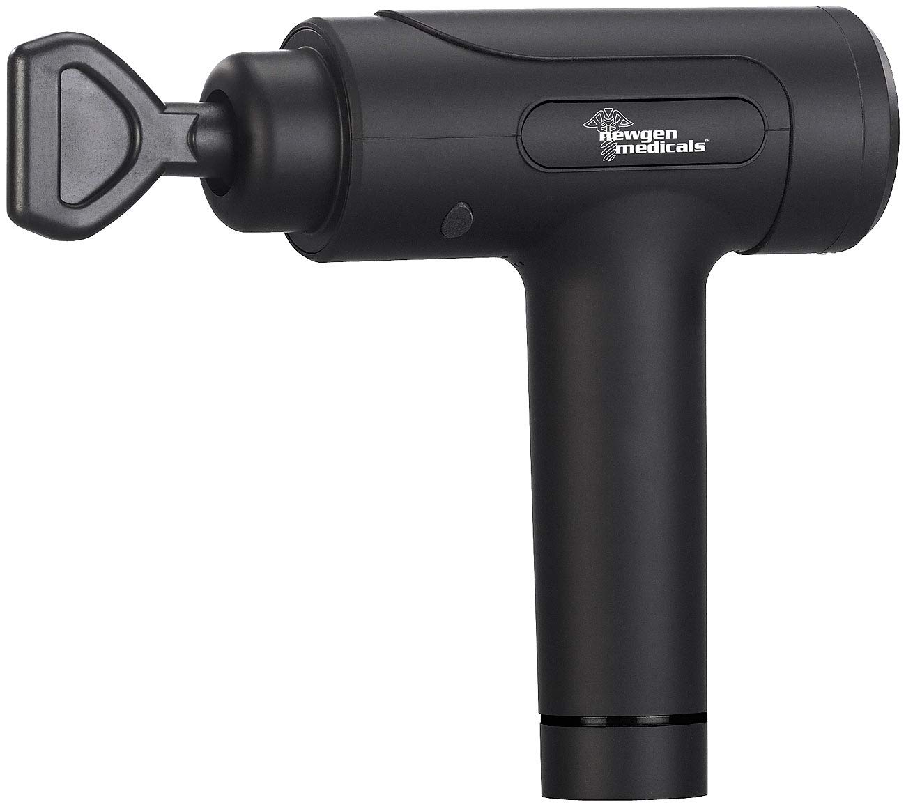 newgen medicals Massagepistolen: Akku-Hand-Massagegerät mit 6 Aufsätzen & 20 Stufen, 20 Watt (Fitness Massagegerät, Massage Maschine, Gun)