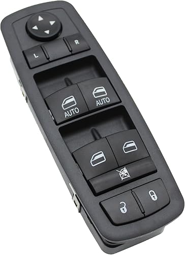 Miniatura 1 de LEVANLIGHT Interruptor de espejo de ventana eléctrica principal compatible con Chrysler 300 2015-2019 Ram 1500 2019 Dodge Charger 2015-2018