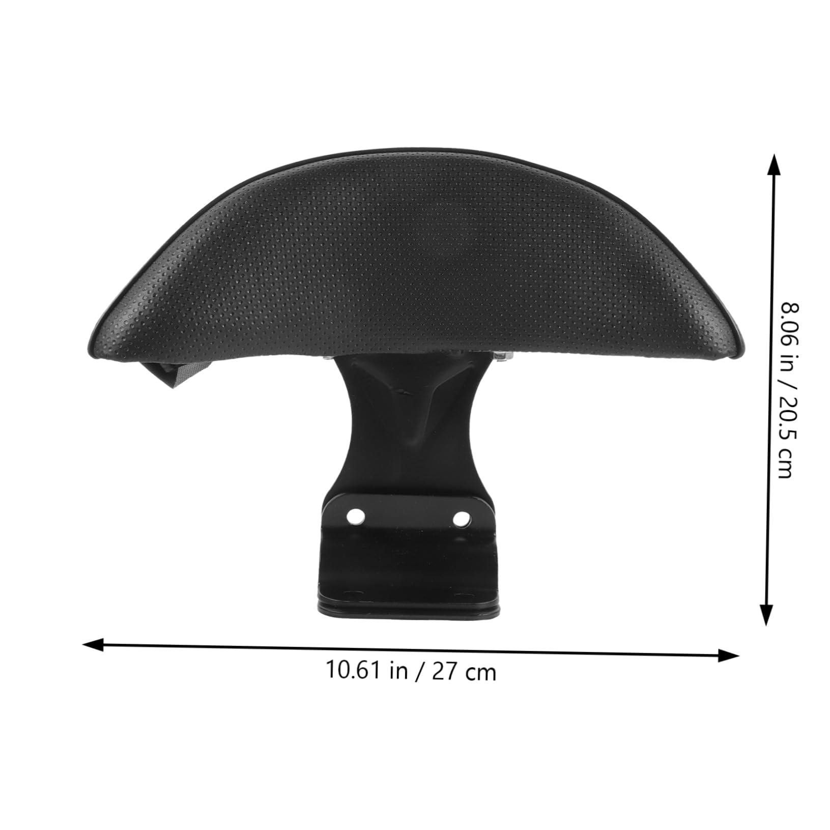 Dossier ArrièRe VéLo ÉLectrique Avec Coussin En Mousse ÉPaisse 10.63X8.07X4.72In Support Lombaire Ergonomique Accessoire Universel Pour SièGe Moto Et VéLo Confortable Pour Passager