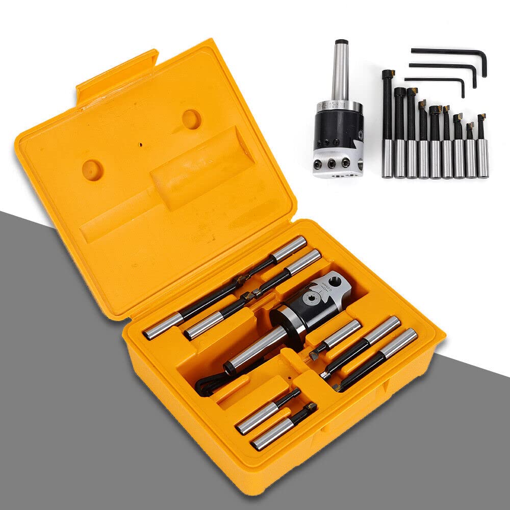 Ausdrehkopf Bohrkopf Set MT2-M10 F1-12 CNC-Fräswerkzeug 50mm 12mm