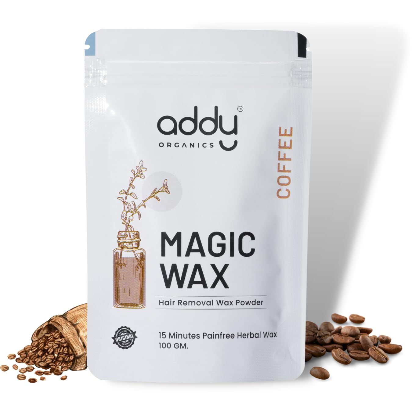 ADDY ORGANICS Women Herbal Wax Powder For Hair Removal - Men & Women - Magic Wax for Instant and Painless Hair Removal, Ayurvedic Natural Waxing Powder for All Hair Types and Skin Areas, Ideal for Hands, Legs, Underarms and Bikini Line - 100g ( Coffe (B0DF88FRDW) Amazon Price History, Amazon Price Tracker