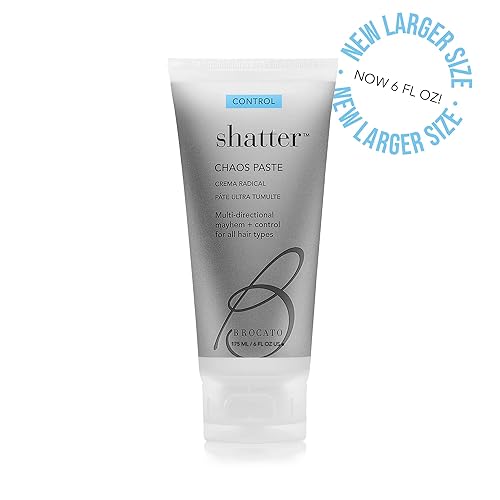 Miniatura 2 de Brocato Shatter Chaos - Pasta para el cabello, 6 onzas, gel de moldeo para hombres y mujeres con todo tipo de cabello, mousse para moldear y