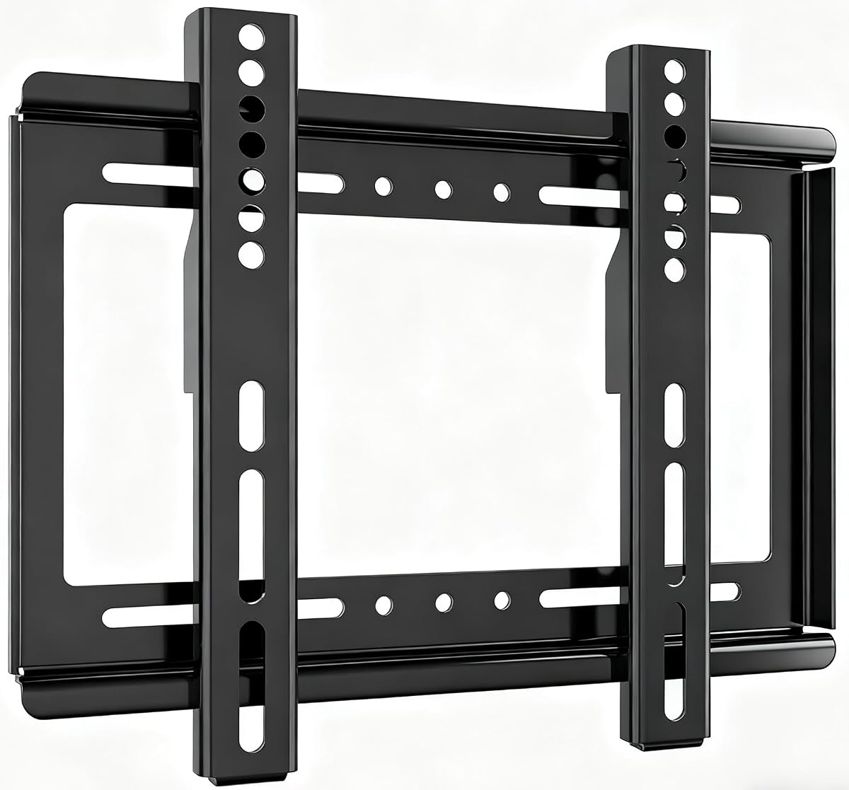 Nuyoah Fixed TV Monitor Wall Mount Low Profile for 14-43 Inch LED LCD TVs | Small TV Mount for 24 32 40 42 inch Flat Screen, Universal Wall Mounting TV Bracket VESA Up to 200x200mm 55lbs Max Load
