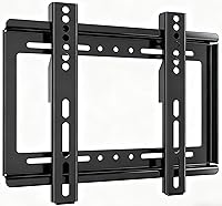 Vista 1 de Soporte de pared para TV de perfil bajo fijo para televisores LED, LCD y plasma de 14 a 43 pulgadas, pantalla plana, soporte universal para monitor