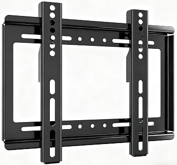 TV Wall Mount Bracket Low Profile Fixed for 14-43 Inch LED, LCD and Plasma TVs Flat Screen, Universal TV Monitor Mount Fits 8" Wood Studs VESA 200x200mm by Nuyoah