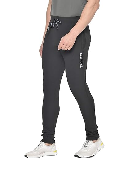 Gymwear Trackpant for Men with Dryfit Fabric & Two Zipper Pockets