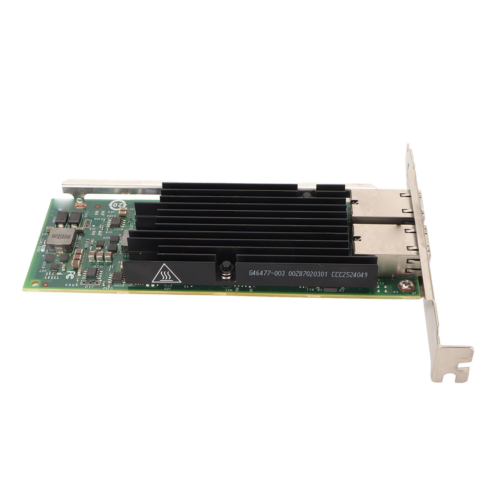 Denash Karta Sieciowa PCIE Dual RJ45 10 GB NIC PCIE X8 716589 002 Gigabit Ethernet Karta dla Danych Plug and Play, dla Specjalistów IT dla Profesjonalistów IT