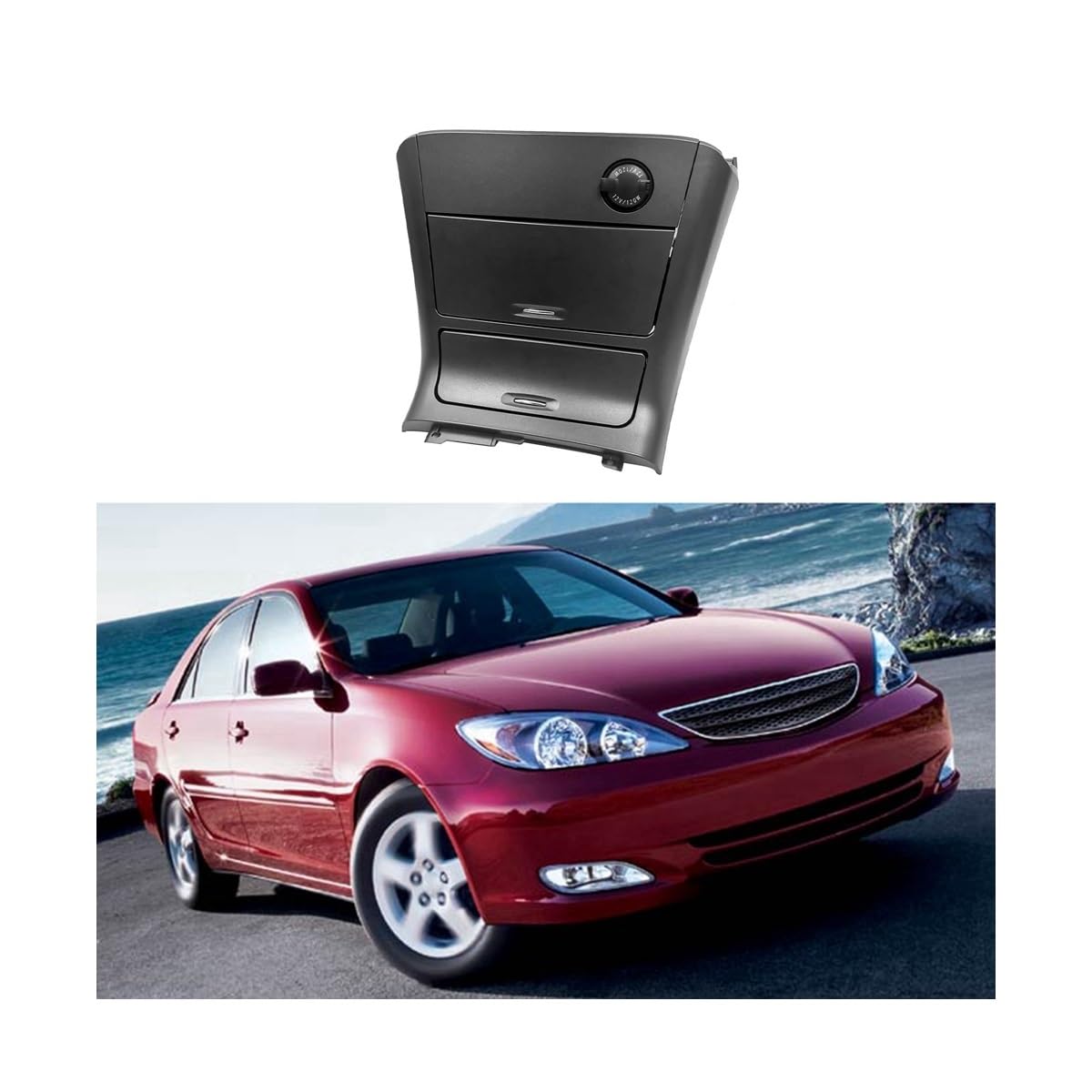Zestaw paneli do centralnego sterowania skrzynią biegów, do schowka, do samochodu, do Toyoty, do Camry 2003-2006 Wykończenie panelu zmiany biegów