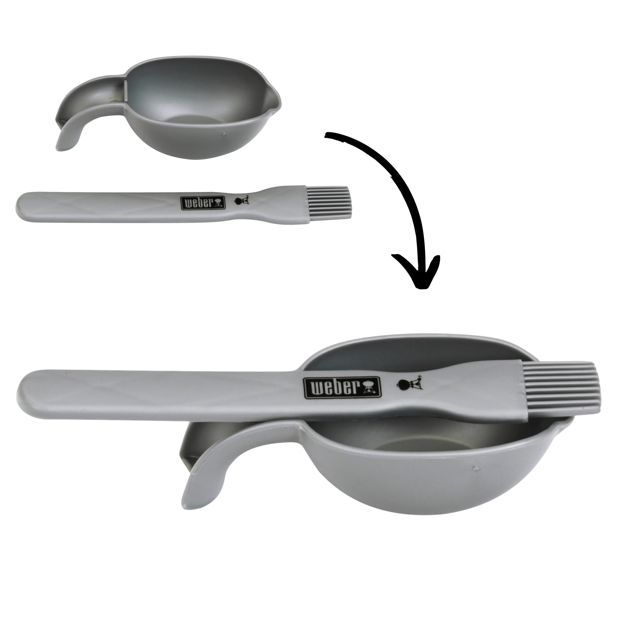 Theo Klein 9445 Weber Barbecue Genesis in legno I Inclusi inserti per bistecca, pizza o verdure I Con manici, utensili e posate da barbecue I Giocattolo per bambini dai 3 anni in su
