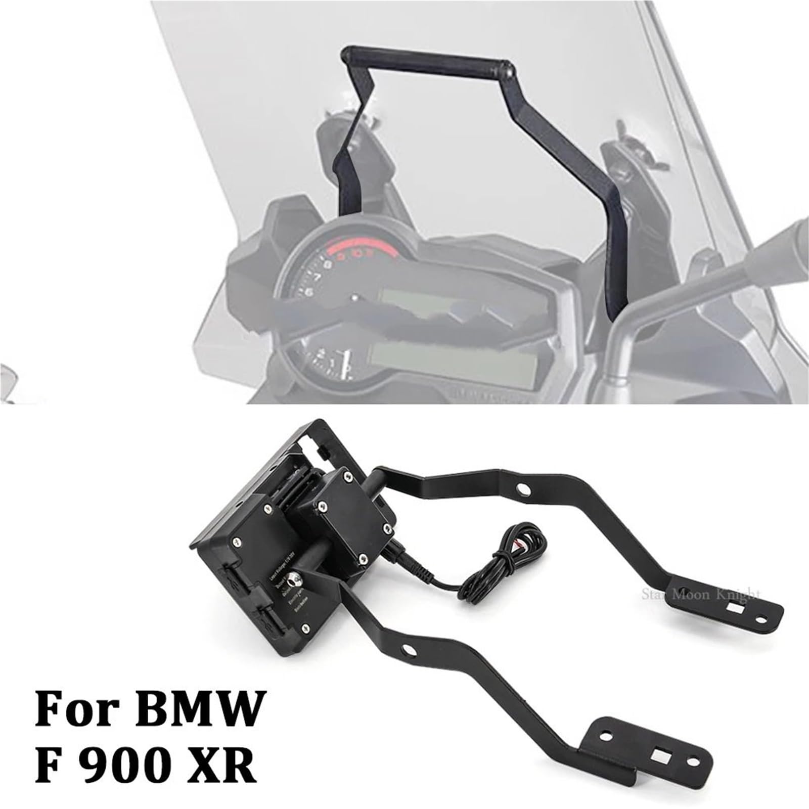 Uchwyt do nawigacji GPS Pasuje do BMW F900XR 2020, stojak na telefon komórkowy, uchwyt na nawigację GPS(C)