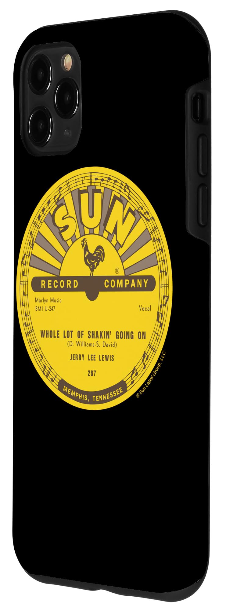 iPhone 11 Pro Max Sun Records Vinyl Jerry Lee Lewis Whole Lot of Shakin' Case - Image 2