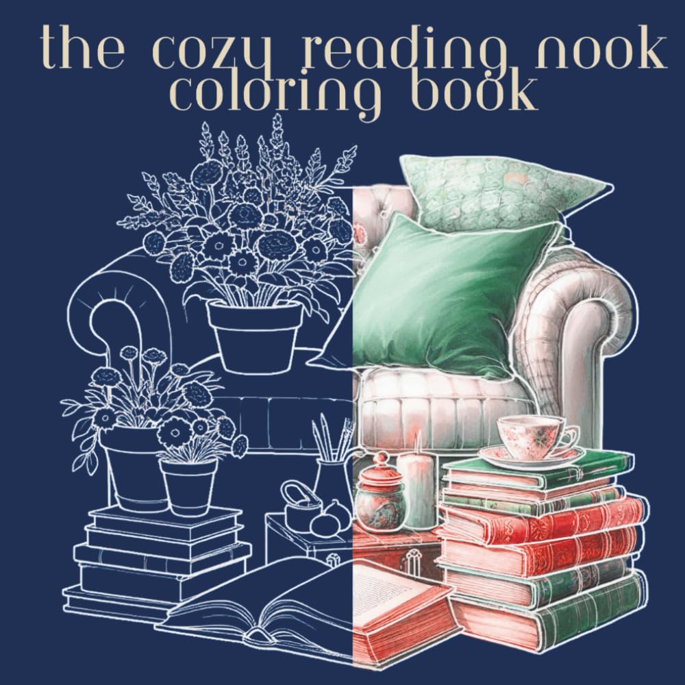 The Cozy Reading Nook Coloring Book