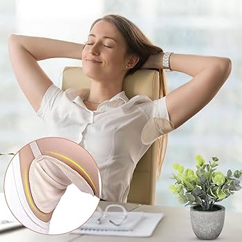 Healifty Reusable Underarm Sweat Pads Absorbent Dress Armpit Guards Arm
